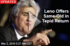 Leno Offers More of the Same in Tepid Return