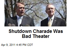 Shutdown Charade Was Bad Theater