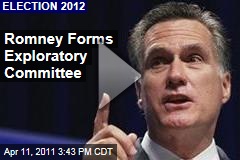 Romney Forms Exploratory Committee