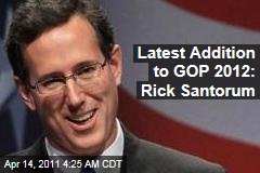 Rick Santorum Launches Exploratory Committee