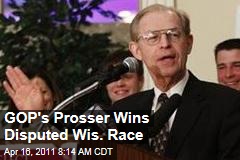 GOP's Prosser Wins Disputed Wis. Race