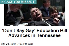 'Don't Say Gay' Education Bill Advances in Tennessee