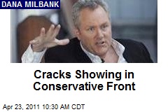 Cracks Showing in Conservative Front