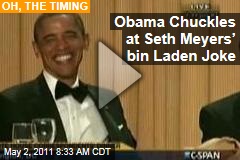 Obama Chuckles at Seth Meyers’ bin Laden Joke