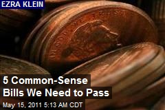 5 Common-Sense Bills We Need to Pass